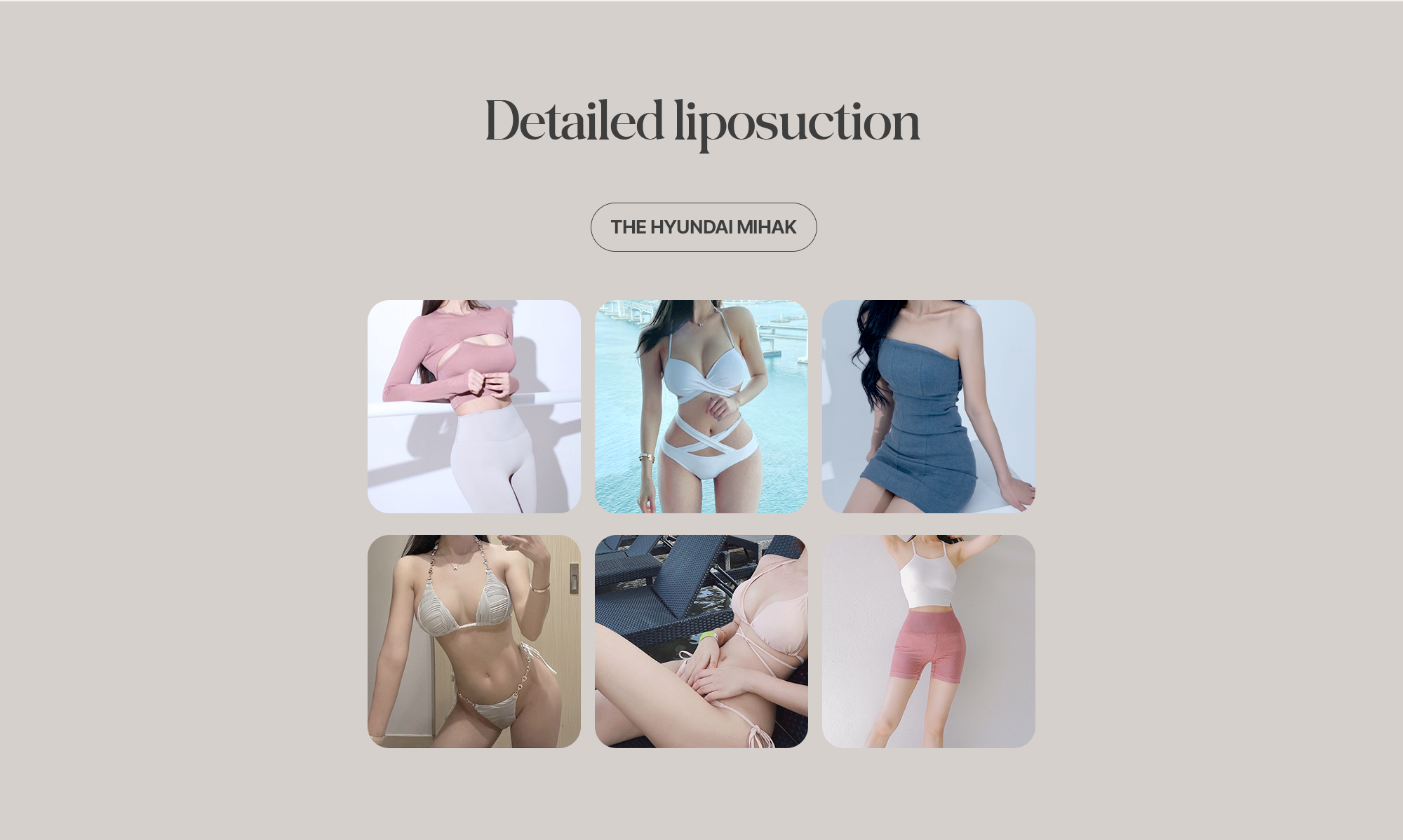 Panduan area Liposuction Detail