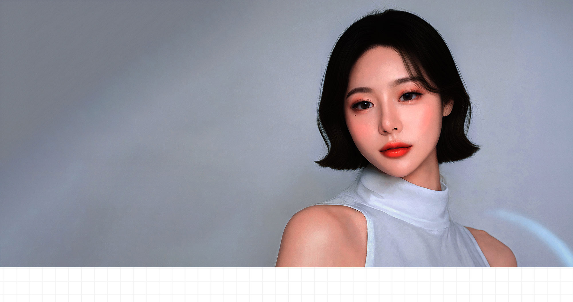 Operasi filtrum Hyundai Aesthetics — model dengan potongan bob rapi